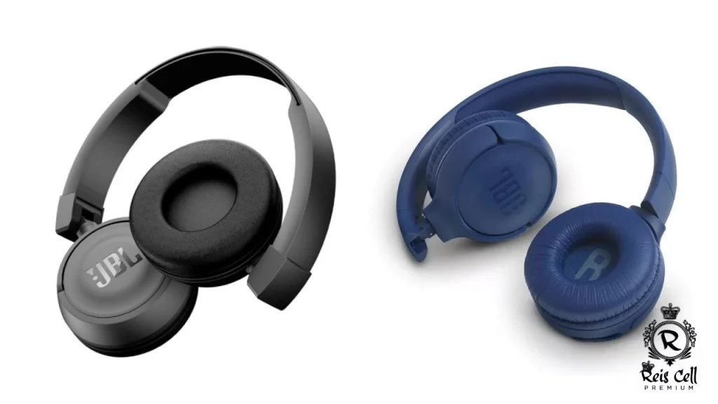 Headphones JBL preto e Azul