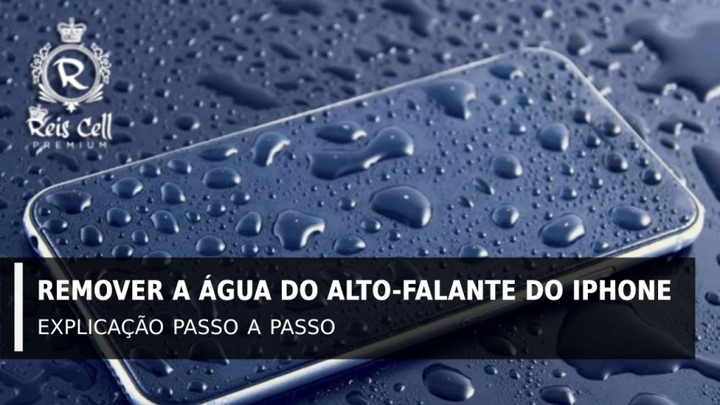 remover a água do alto-falante do iPhone