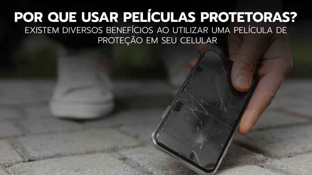 Tela de celular riscada e danificada.