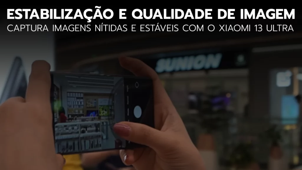 Uma imagem que demonstra a qualidade da estabilização de imagem do Xiaomi 13 Ultra ao capturar fotos em movimento.